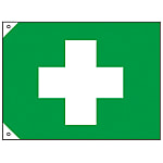 First Aid Symbol Flag (Big)