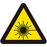 PL warning label (simple type) PL-8 laser beam