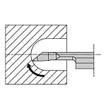京セラ・EZVB型(内径・奥端面・倣い加工)・溝入れ用チップ・突っ切り用チップ