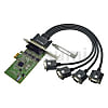 4ポート RS-232C・デジタルI／O PCI Expressボード