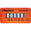 TRUSCO 温度シール5点表示タイプ
