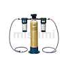 カートリッジ純水器標準セット(電気伝導率計・前後フィルター付) 200L/hr