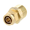 Brass Tightening Fitting - Straight - for Sputtering Resistance