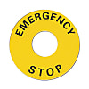 Emergency Stop Push Button Switch A22E, Switch Nameplate