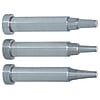 Two-Step Core Pins -Shaft Diameter (P) Designation (0.01mm Increments) /Shaft Diameter Tolerance -0.01_-0.02/Tip A·V･E Tolerance ±0.015 Type-