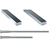 R-Chamfered Rectangular Ejector Pins With Engraving -High Speed Steel SKH51/4mm Head/P・W Tolerance 0_-0.01 Type-