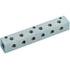 Manifold Blocks - Hydraulic or Pneumatic, Outlets 2 Sides, 2 Inlets
