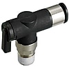 One-Touch Coupling Ball Valves - 90 Degree Elbow, Single Handle