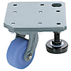 Casters - Support Screw, Large Plate