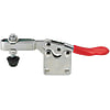Horizontal Toggle Clamp - Straight Base, Tip Bolt Adjustable, Tightening Force 882 N
