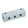 Manifold Blocks - Hydraulic or Pneumatic, Outlets 1 or 2 Sides, 1 Inlet