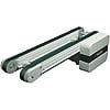 Timing Belt Conveyors - Dual Track, End Drive, 3-Groove Frame, Pulley Diameter 50 mm
