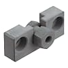 Floating joint simple connection type - [Female thread] Cylinder connector/holder set -
