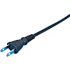 AC Cord, Fixed Length (PSE), Single-Side Cut-Off Plug, Connector Type: Straight