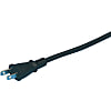 AC Cord, Fixed Length (PSE), Single-Side Cut-Off Plug, Cable Shape: Round
