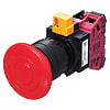 Emergency Stop Switches - Non-Illuminated, HW Series, 22 mm Mounting Hole
