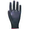 Unlined Palm Coating Gloves Kemisoft Black