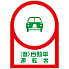 Helmet Stickers "(Regular) Car Driver"