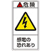 PL Warning Display Label (Vertical Type) "Danger: Risk of Electric Shock"