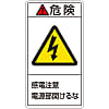 PL Warning Display Label (Vertical Type) "Danger: Watch Out for Electric Shock, Do Not Open Power-Switch Parts"