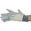 Heavy Duty Leather Gloves - Knitted Back Gloves