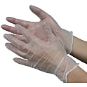 プラスチック使いきり手袋　粉付き（100枚入）