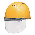 DIC 透明バイザーヘルメット(シールド面付) AA11EVO-CSW KP 黄色/スモーク