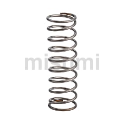 Compression Spring - O.D. Referenced Stainless Steel, Extra Light Load [RoHS Comliant] (E-GUR3-25)