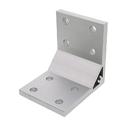 8 Series (Groove Width 10 mm) - for 2-Row Grooves - Extruded Thick Bracket, 8-Mounting Hole Type (HBLTDW8-C-SSU)