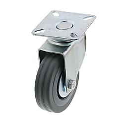 Casters -Light Load- Wheel Material: Rubber - Swivel Type (C-CTAJ65-R)
