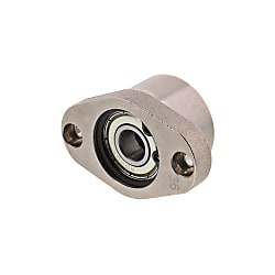 Bearings with Housings - Cast Iron, Space Saving, Double Bearings