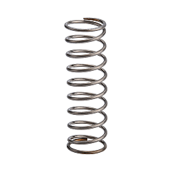 Round Wire Coil Springs, Defection O.D. Referenced, Stainless Steel, Light Load (C-UL10-15)