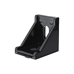 Special Die-Cast Black Bracket For European Standard Aluminum Profiles With Groove Width of 8 mm (LBSBB8-4040)
