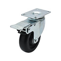 PP Casters Swivel With Stopper (C-CJWS100-P)