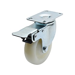 Nylon Casters Swivel With Stopper (C-CJTS125-N)