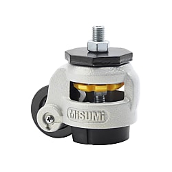 Caster With Leveling Mounts Fixed Screw-in Type (C-FMS120-N)