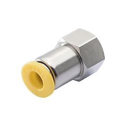 One-Touch Fittings Female Connector, Hex Flat (E-PACK-MPCF12-2)