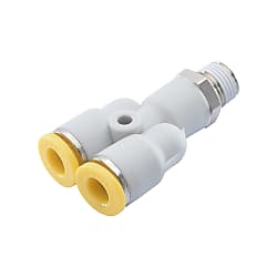 One-Touch Fittings Male Branch Y Push To Connect (E-PACK-MPX6-M5)