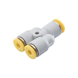 One-Touch Fittings Union Y Push To Connect, Unequal Dia. (E-PACK-MPW8-4)