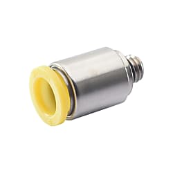 Miniature Fittings Straight Round Male Connector (E-PACK-MNPOC4-1)