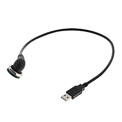 Panel Mounting USB Cable (USB3.0, 2.0) (U09A-BF-AM-3)