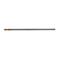 TSC series carbide ball end mill, 2-flute / short, long shank model (TSC-LS-BEM2S1.5)