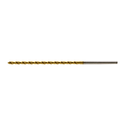 TiN Coated High-Speed Steel Drill for Machining Difficult-to-Cut Materials, Straight Shank / Long (SG-SDL2.5)