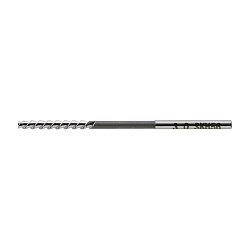 High-Speed Steel High Helical Reamer, Right Blade with 60° Left Spiral, Straight Shank, 0.1 mm Unit Designation Model (HHHR-10.6)