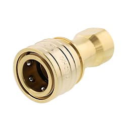 SP Cupla, Type A, Brass, FKM, Socket (for Male Thread Mounting) (4S-A-BRS-FKM)