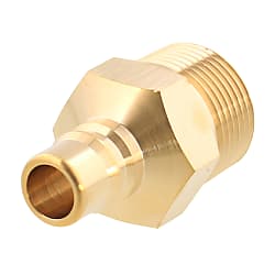 High Coupler, Large-Bore, Brass, PM (400PM-BRS)