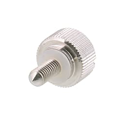 Stainless-Steel (SUS303) Long-Shank Knurled Knob Fastener A-1176 (A-1176-S-3)