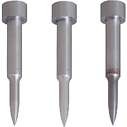 Carbide Pilot Punches for Fixing to Stripper Plates  Tip R and Taper Combined Type, Minus Head tolerance, Normal, Lapping, TiCN Coating