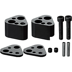 End Retainer Sets for NC Machining, Triangle Type 32mm Thick (CRN-FP25)