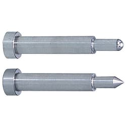 Extra Precision Taperless One-Step Core Pins -Shaft Diameter (D) Selection/Shaft Diameter Tolerance 0_-0.003/A Tolerance 0_-0.003 Type-
